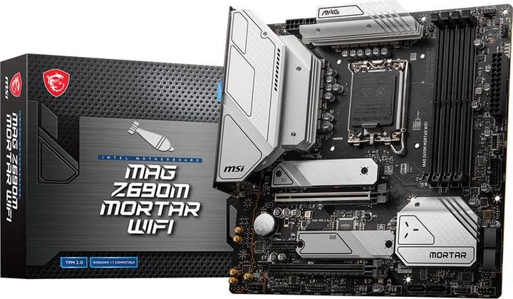 Actual product image MSI MAG Z690M MORTAR WIFI (LGA 1700, Intel Z690H, mATX)