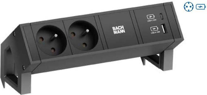 Image du produit Bachmann Desk2 (3 x, CEE 7/3, 0.20 m)