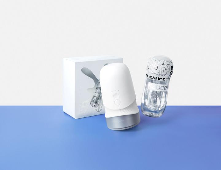 Produktbild Sauce Extra Automatischer Masturbator Weiss