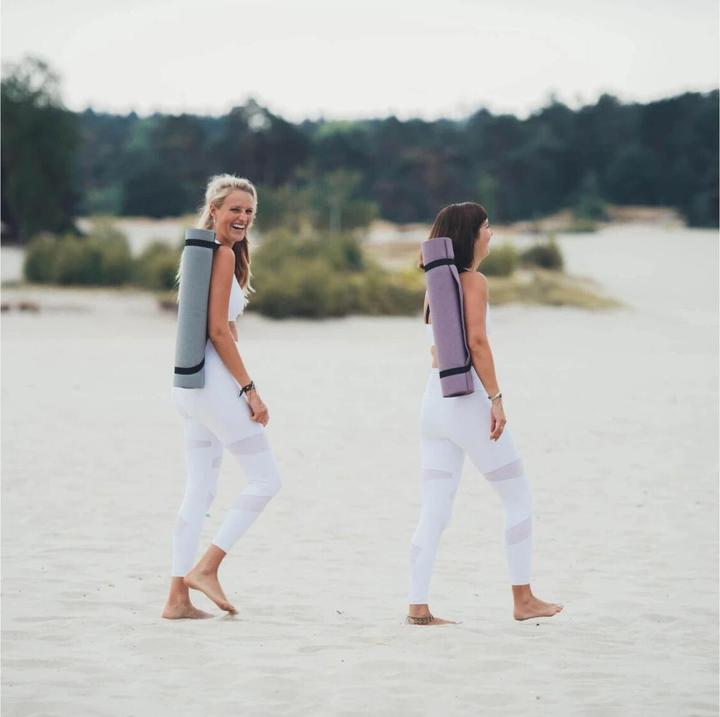 Image du produit Tunturi PVC Yogamatte 4 mm Rutschfest Anthrazit mit Mandala Aufdruck (4 mm)