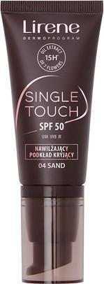 Produktbild Lirene Single Touch Spf50 Moisturizing Concealing Foundation 04 Sand 30ml (04 Sand)