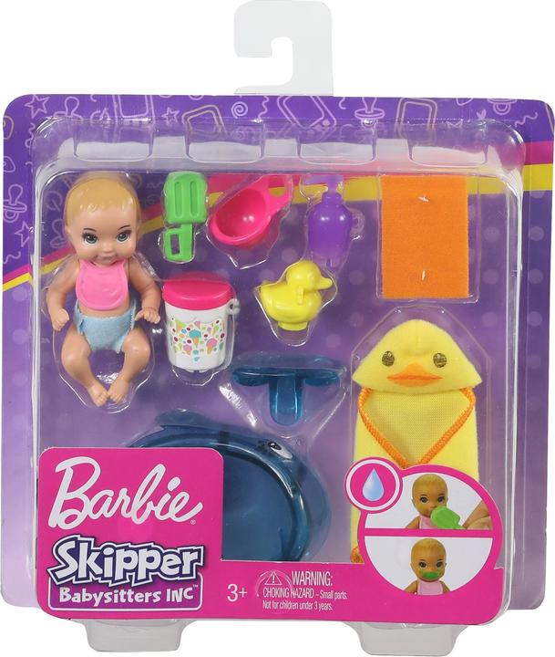 Image du produit Barbie Bébé et Accessoires de Bain - Coffret Poupée Mannequin - 3 ans et +