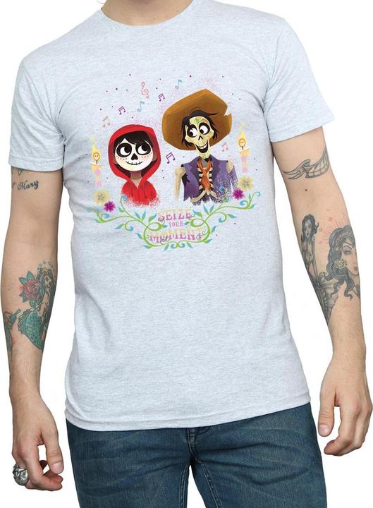 Actual product image Disney Mens Coco Miguel And Hector T-Shirt (XXL)