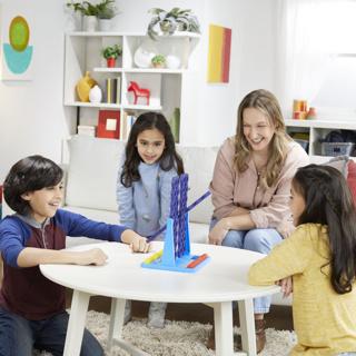 Actual product image Hasbro Gaming Connect 4 Spin Game, Features Spinning Connect 4 Grid, Game for 2 Players, Strategy Game for Familie