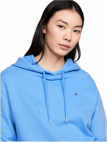 Tommy Hilfiger Kapuzenpullover mit Reg-Flagge für Damen auf der Brust