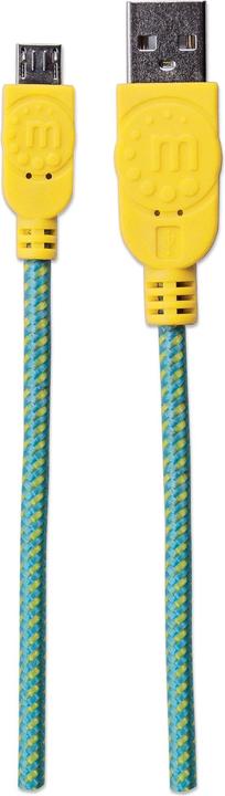 Actual product image Manhattan Braided Micro-USB (1.80 m, USB 2.0)