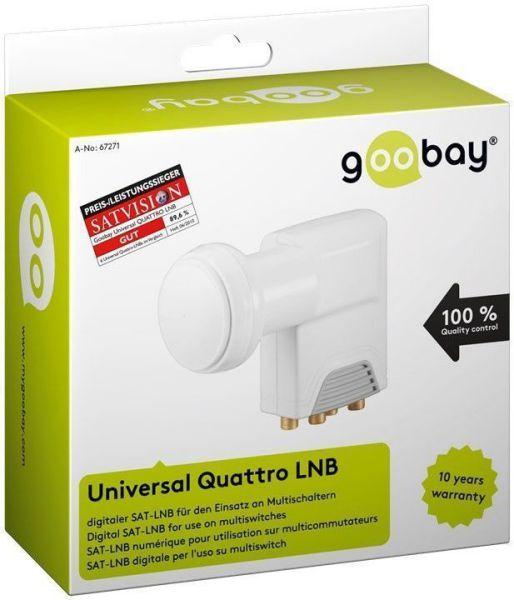 Produktbild Goobay Universal Quattro LNB (Quattro LNB, 40mm)