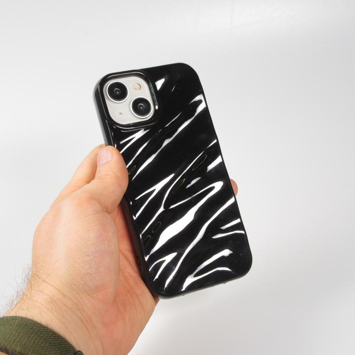 Immagine prodotto PhoneLook Coque Silicone avec forme de vague 3D mat (Apple iPhone 15)