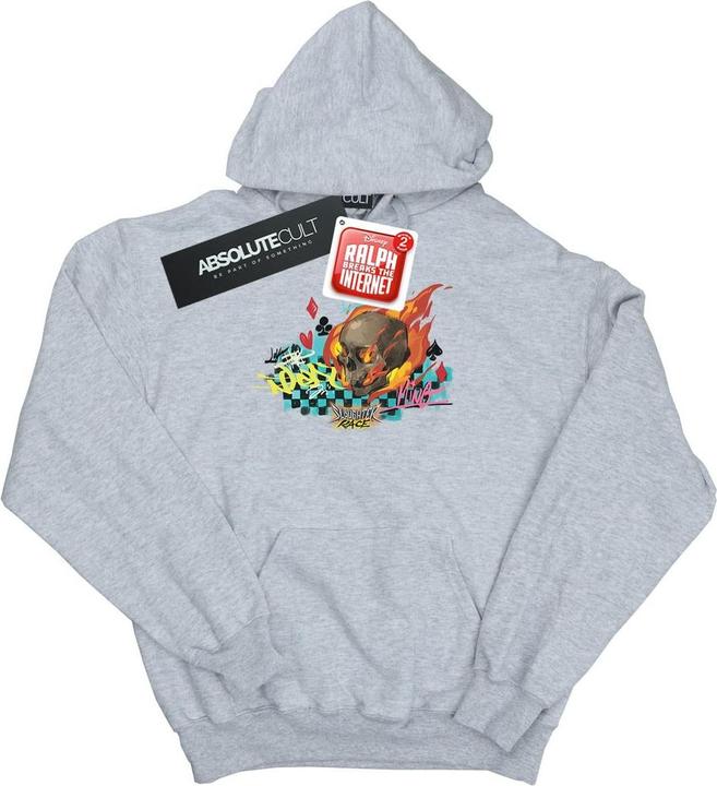 Immagine prodotto Disney Wreck It Ralph Race Skull Felpa con Cappuccio Uomo (S)