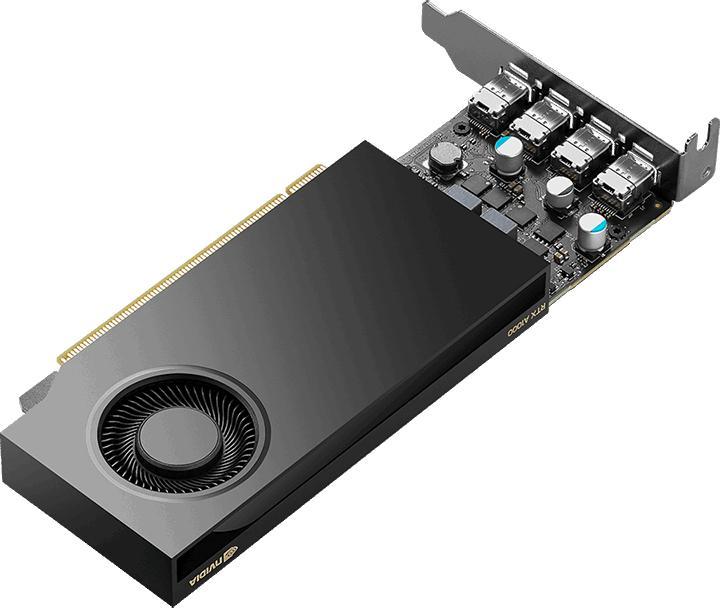 Produktbild PNY Grafikkarte RTX A1000, Grafikkategorie: Professional/CAD (8 GB)