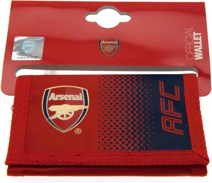 Actual product image Arsenal FC with colour gradient wallet