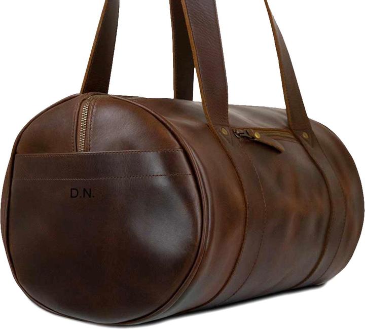 Image du produit Buckle & Seam Cuir Duffle Bag Chap Braun / Dot (16.50 l)