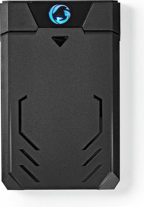 Actual product image Nedis Hard drive enclosure 2.5 inch SATA II connection USB 3.1 USB Type-A Aluminium / Plastic (2.5")