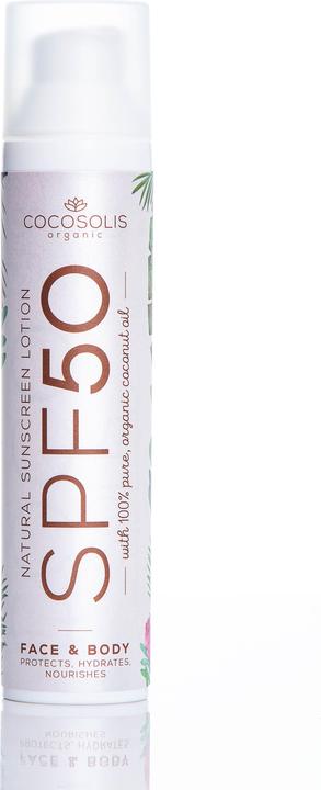 Image du produit Cocosolis Lotion solaire naturelle (Lotion solaire, SPF 50, 100 ml, 100 g)