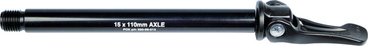 Fox 16 Axle Assembly 16 15QRx110 Factory & Performance black ano
