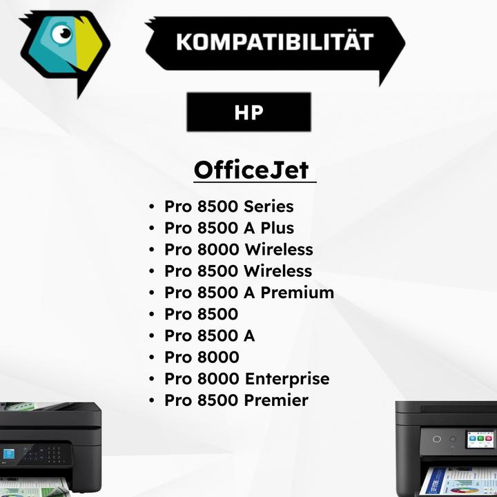 Immagine prodotto Inkadoo Il multipack di cartucce d'inchiostro compatibile con HP C2N93AE / 940XL XXL contiene 4x cartucce (M, C, Y, FC)