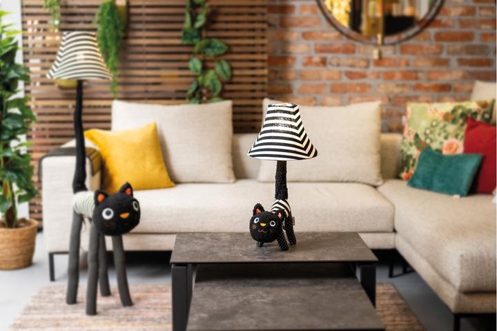 Image du produit Happy Lamps Baby Luna le bébé chat, lampe de table LED, fait main (450 lm)