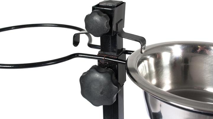 Actual product image Karlie Bowl stand with stainless steel bowls (0.38 l)