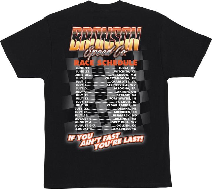 Actual product image Bronson Speed Co. Racing Raw S/S Regular T-Shirt (M)