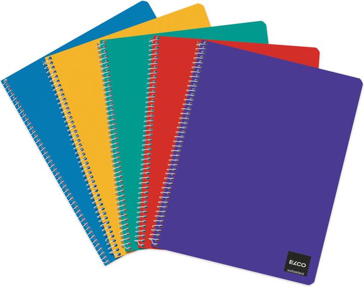 Image du produit Elco Manche spiralé, A4, quadrillé 4 mm (A4, Quadrillé)