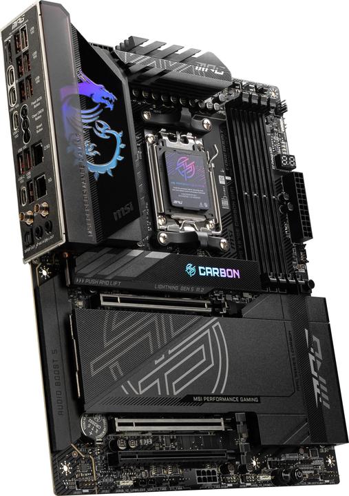 MSI MPG X870E Carbon WiFi (AM5, AMD X870E, ATX)