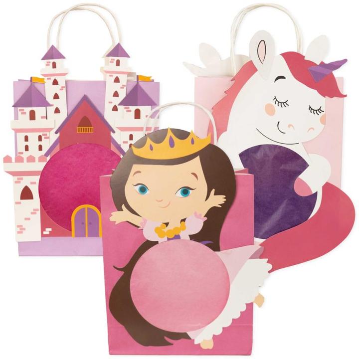 Image du produit Papierdrachen Kit de bricolage lanterne - Princesse - 3 pièces