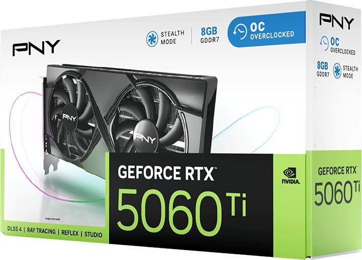 Image du produit PNY GEFORCE RTX 5060TI 8GB (8 Go)