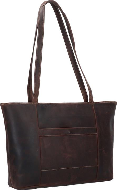 Actual product image Jack kinsky Baltimore 18 leather shoulder bag 34 cm