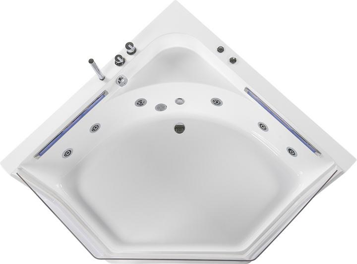 Produktbild Beliani Whirlpool Badewanne Eckmodell mit LED 211 x 150 cm CACERES (335 l, 211 cm, 150 cm)