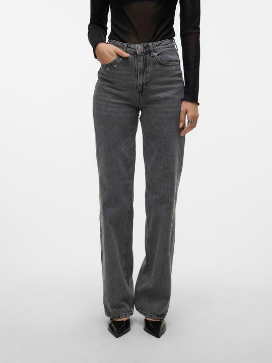 Produktbild Vero Moda VMTESSA Hohe Taille Weiter Beinschnitt Jeans Weit geschnitten (W29/L32)