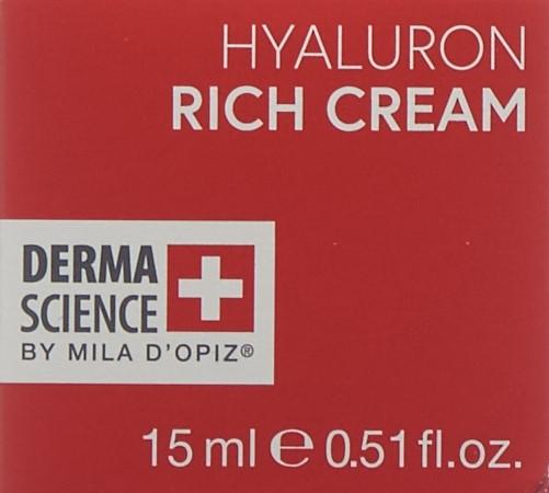 Image du produit Derma Science Hyaluron Rich Cream crème (15 ml, Crème 24h)