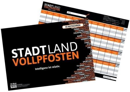 Immagine prodotto Denkriesen Stadt Land Vollpfosten - L'intelligenza è relativa (Tedesco)