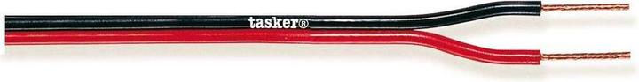 Produktbild Tasker Audiokabel 2x 1mm² Ungeschirmt Schwarz/rot 5m (0.06 m)