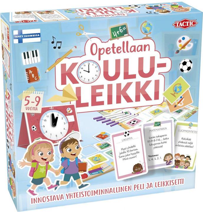 Actual product image Opetellaan Lasst uns Schule spielen lernen (Finnish)