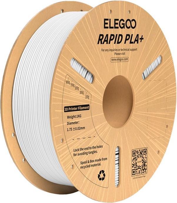 Produktbild Elegoo Filament Rapid PLA+ (White) (PLA+, Weiss)