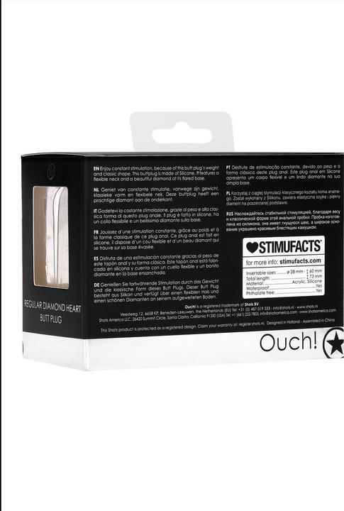 Image du produit Ouch! Diamond Heart Butt Plug
