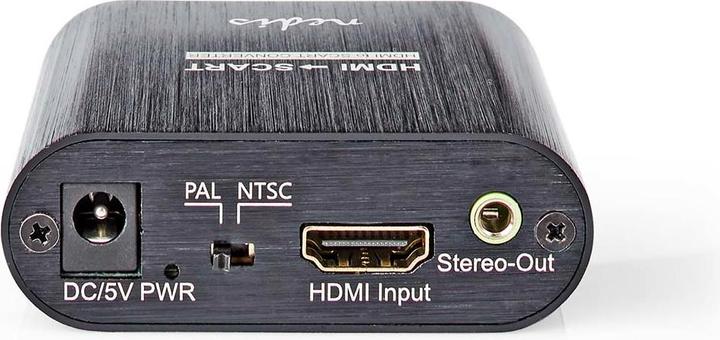 Image du produit Nedis Convertisseur HDMI ™ | Entrée HDMI™ | Péritel femelle | 1 voie | 480i | 18 Gbps | Métal | Anthracite (0.06 m, HDMI)