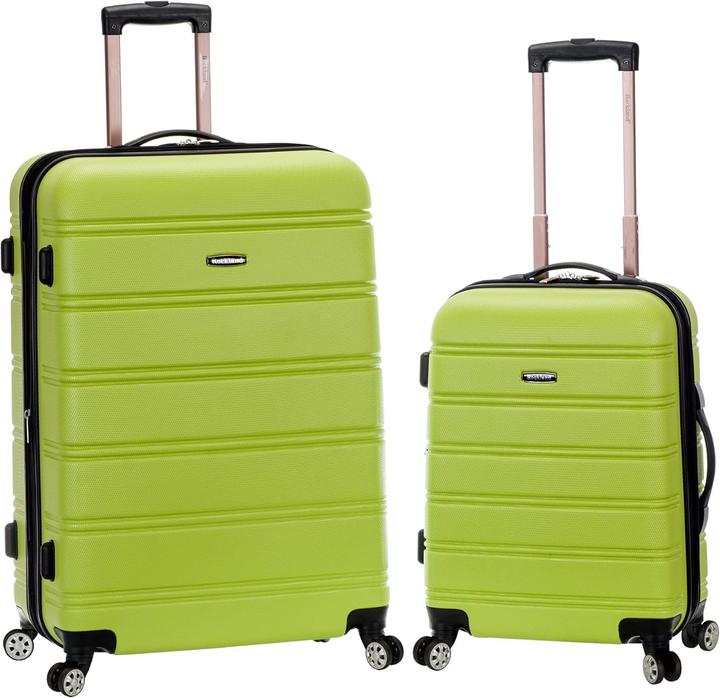Rockland 2-teiliges Hartschalenkoffer Set F225 (93.60 l, Handgepäck (bis 50l), L (90 - 115l))