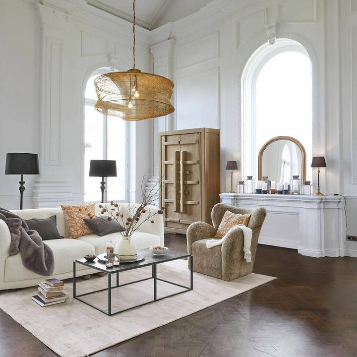Immagine prodotto Loberon Specchio Tolvene in ottone antico (85 x 100 cm)
