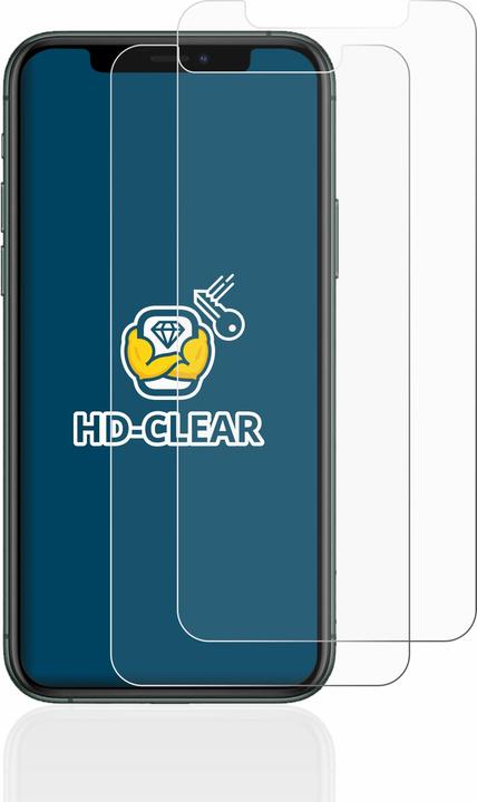 Produktbild BROTECT Schutzfolie Displayschutz Klar (2 Stück, Apple iPhone 11 Pro)