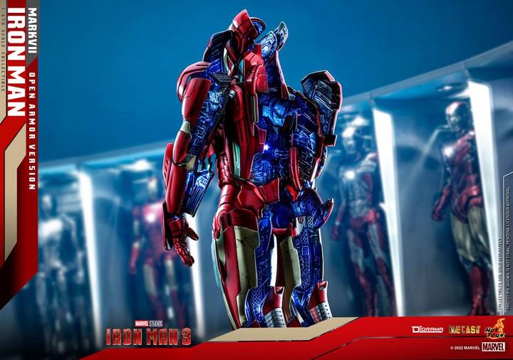 Image du produit Hot Toys Iron Man 3 diorama 1/6 Iron Man Mark VII (Open Armor Version) 32 cm