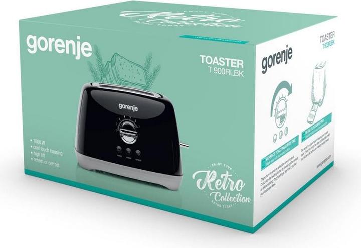 Actual product image Gorenje Toaster - black