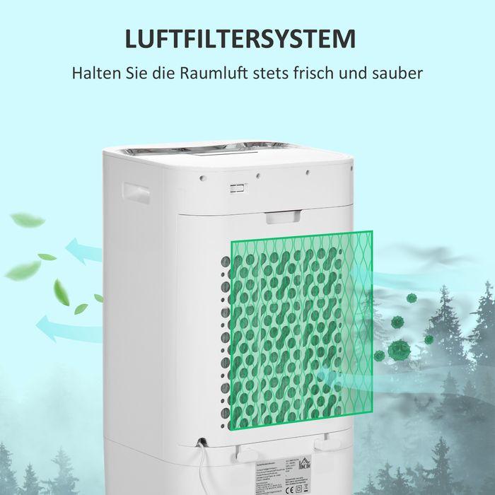 Immagine prodotto Swisshandel24 3 in 1 Mobile Klimaanlage mit Luftbefeuchtung Wasserkühlung 15L Klimagerät (20 m²)