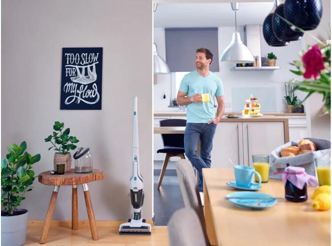 Actual product image Leifheit Rotaro PowerVac 2in1 16V