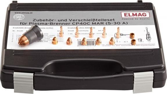 Immagine prodotto Elmag - Zubehör- und Verschleissteileset für PP 3035/M zu Plasma-Brenner CP40 MAR, 5-30 Amp. für Pla