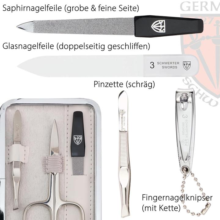 Produktbild Drei Schwerter 6-teiliges Maniküre Set Genova