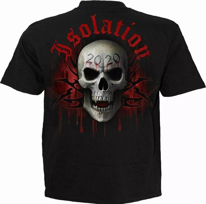 Actual product image Spiral Unisex Adult Social Distance Short-Sleeved T-Shirt (L)