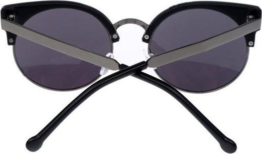 Image du produit Hermex Cat Eye Lunettes de soleil vintage rétro 80's UV400 - Noir Mat