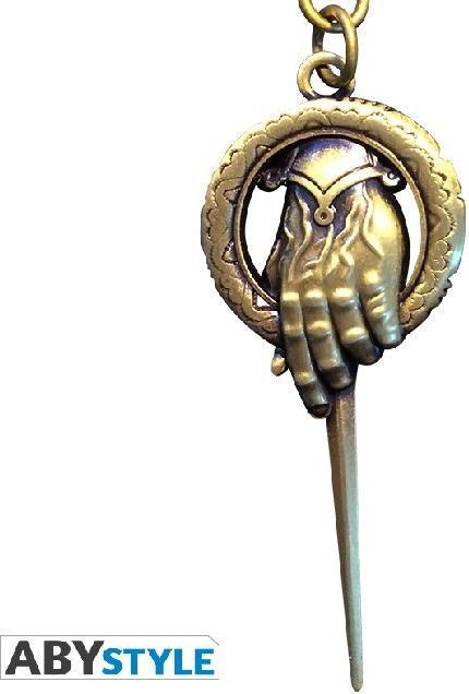 Actual product image ABYstyle GAME OF THRONES - Keychain 3D Hand of King X2
