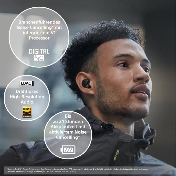 Image du produit Sony WF-1000XM4 (ANC, 12 h, Sans fil)